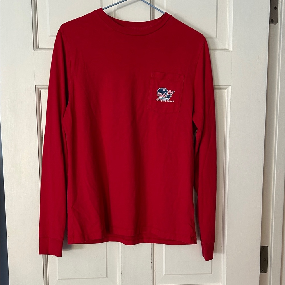 Vineyard Vines Red Boys XL Hockey Shirt